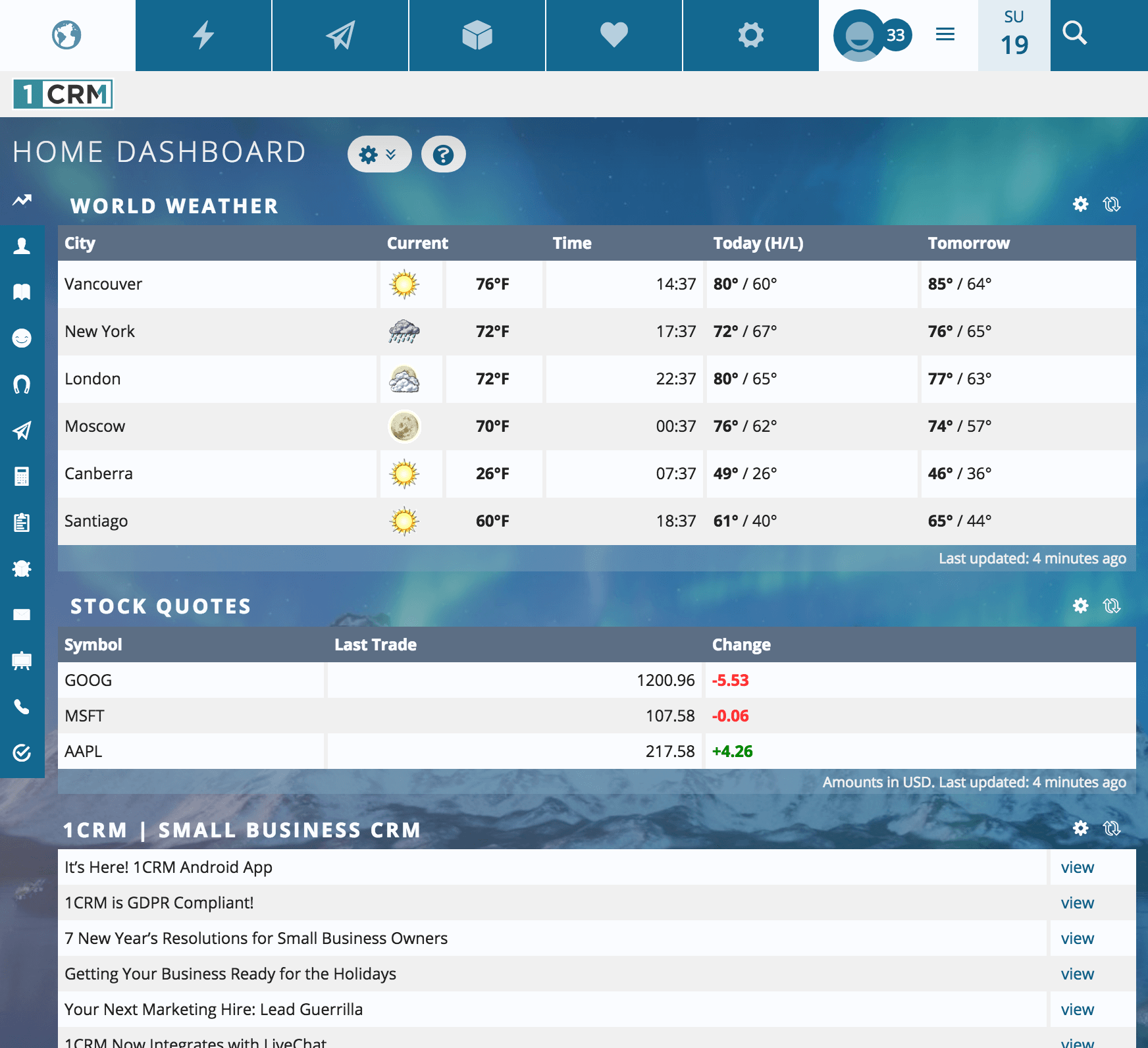 1CRM-Weather