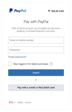 PayPal Payment Process