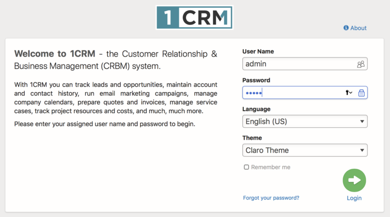 Install Complete, Ready to Login