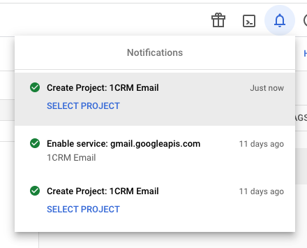 gloud-select-project